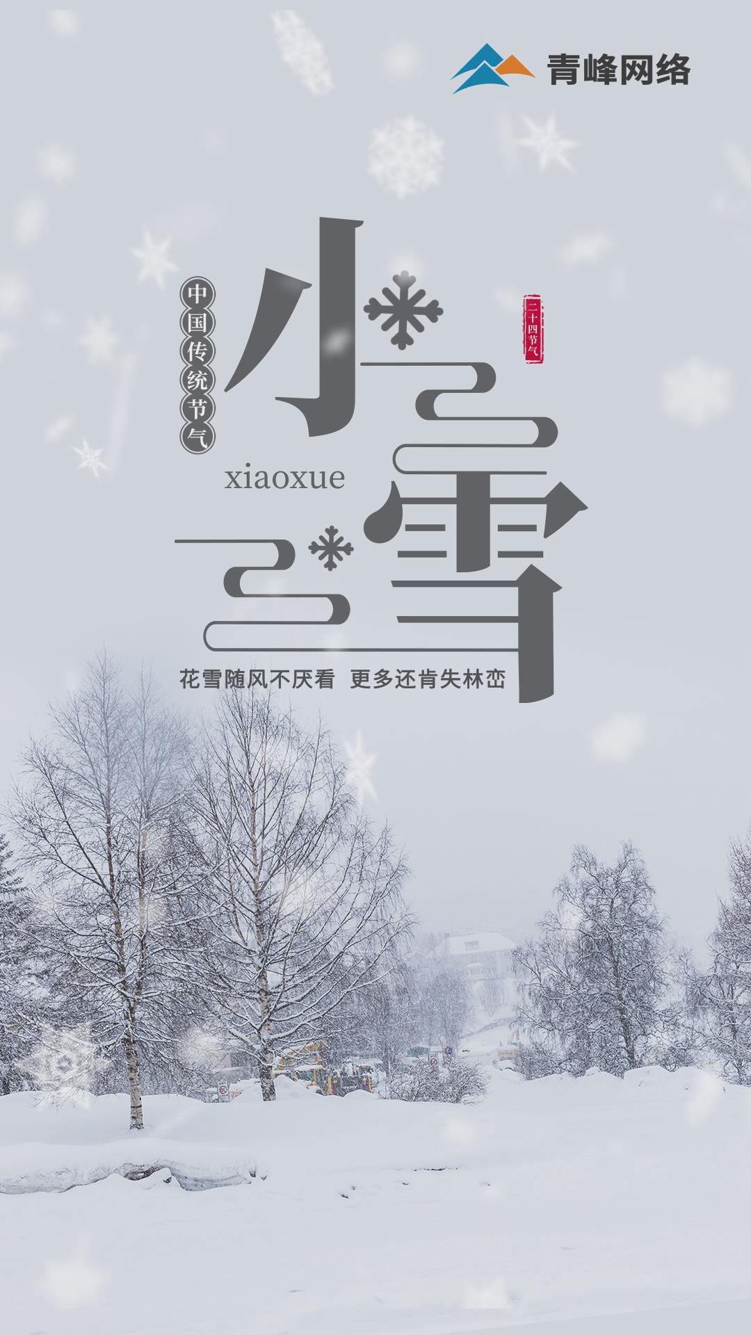 【小雪】花雪随风不厌看，更多还肯失林峦